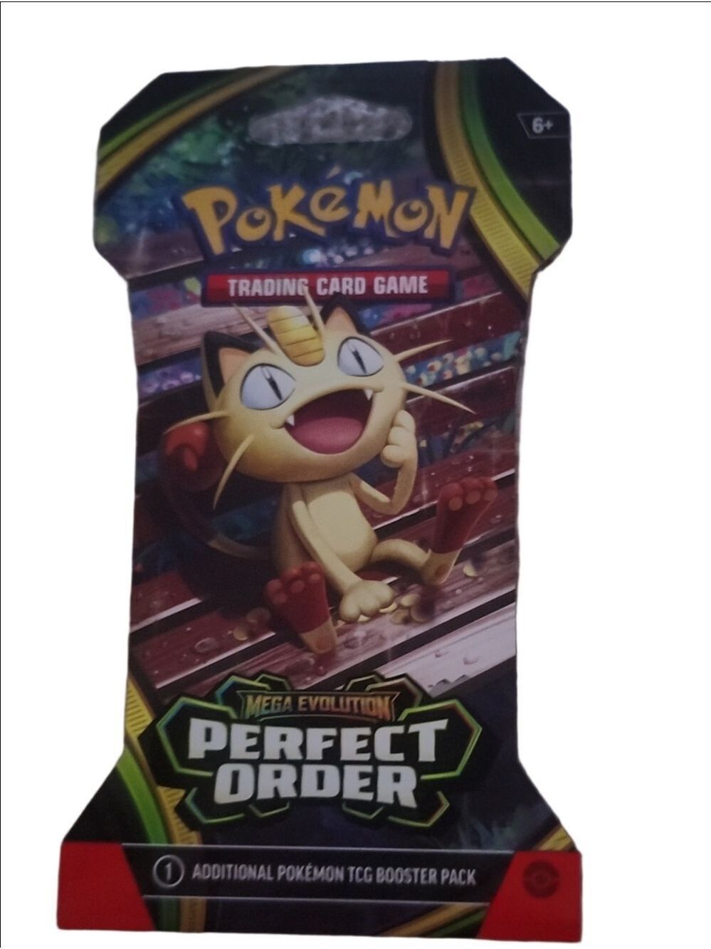 Pokemon Perfect Order Booster Pack  Meowth Artwork Mega Evolution New Sealed